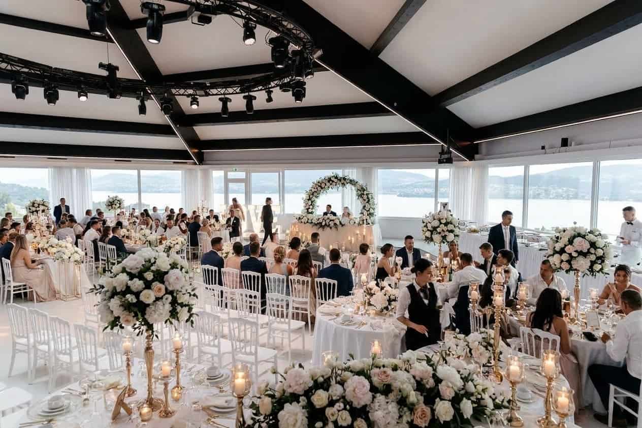 Winterhochzeit am See: Magische Feier im Wintergarten mit Seeblick - Royal am See